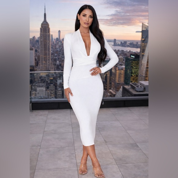 House of CB Dresses & Skirts - House of CB London Francesca Wrapped Bandage Dress